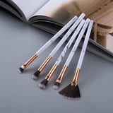 FLD5/15Pcs Makeup Brushes Tool Set Cosmetic Powder Eye Shadow Foundation Blush