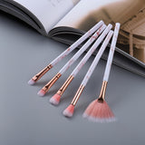 FLD5/15Pcs Makeup Brushes Tool Set Cosmetic Powder Eye Shadow Foundation Blush