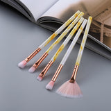 FLD5/15Pcs Makeup Brushes Tool Set Cosmetic Powder Eye Shadow Foundation Blush