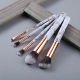FLD5/15Pcs Makeup Brushes Tool Set Cosmetic Powder Eye Shadow Foundation Blush
