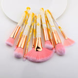 FLD5/15Pcs Makeup Brushes Tool Set Cosmetic Powder Eye Shadow Foundation Blush