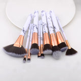 FLD5/15Pcs Makeup Brushes Tool Set Cosmetic Powder Eye Shadow Foundation Blush