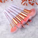 FLD5/15Pcs Makeup Brushes Tool Set Cosmetic Powder Eye Shadow Foundation Blush