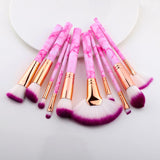 FLD5/15Pcs Makeup Brushes Tool Set Cosmetic Powder Eye Shadow Foundation Blush