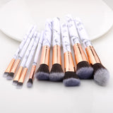 FLD5/15Pcs Makeup Brushes Tool Set Cosmetic Powder Eye Shadow Foundation Blush