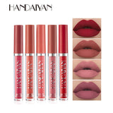 Fashion 12 Colors Waterproof Matte Nude Lipstick Lip Pigment Dark