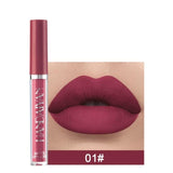 Fashion 12 Colors Waterproof Matte Nude Lipstick Lip Pigment Dark