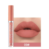 Fashion 12 Colors Waterproof Matte Nude Lipstick Lip Pigment Dark