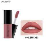 Fashion 12 Colors Waterproof Matte Nude Lipstick Lip Pigment Dark